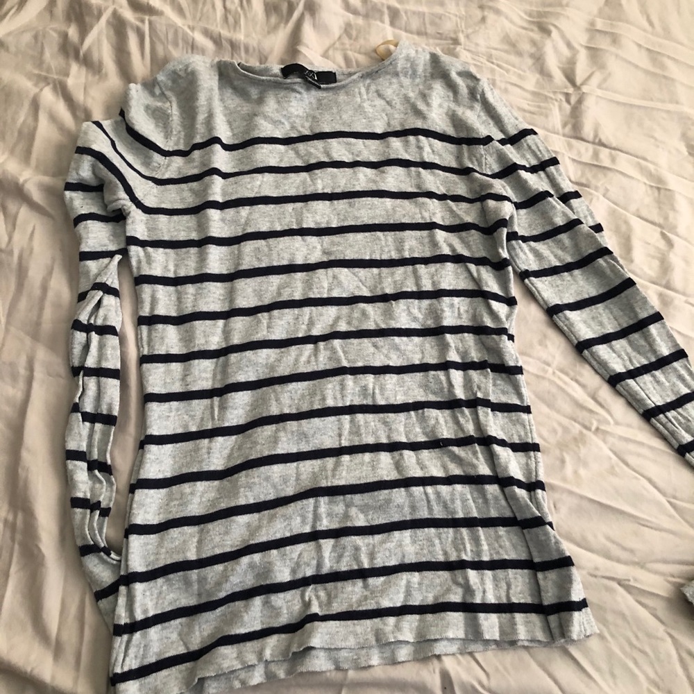Forever21 Striped Sleeves sweater